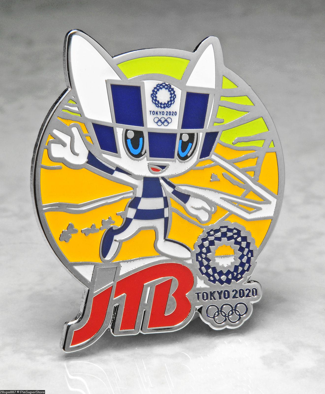 OLYMPIC PINS BADGE 2020 TOKYO 2021 JAPAN WORLDWIDE PARTNER SPONSOR