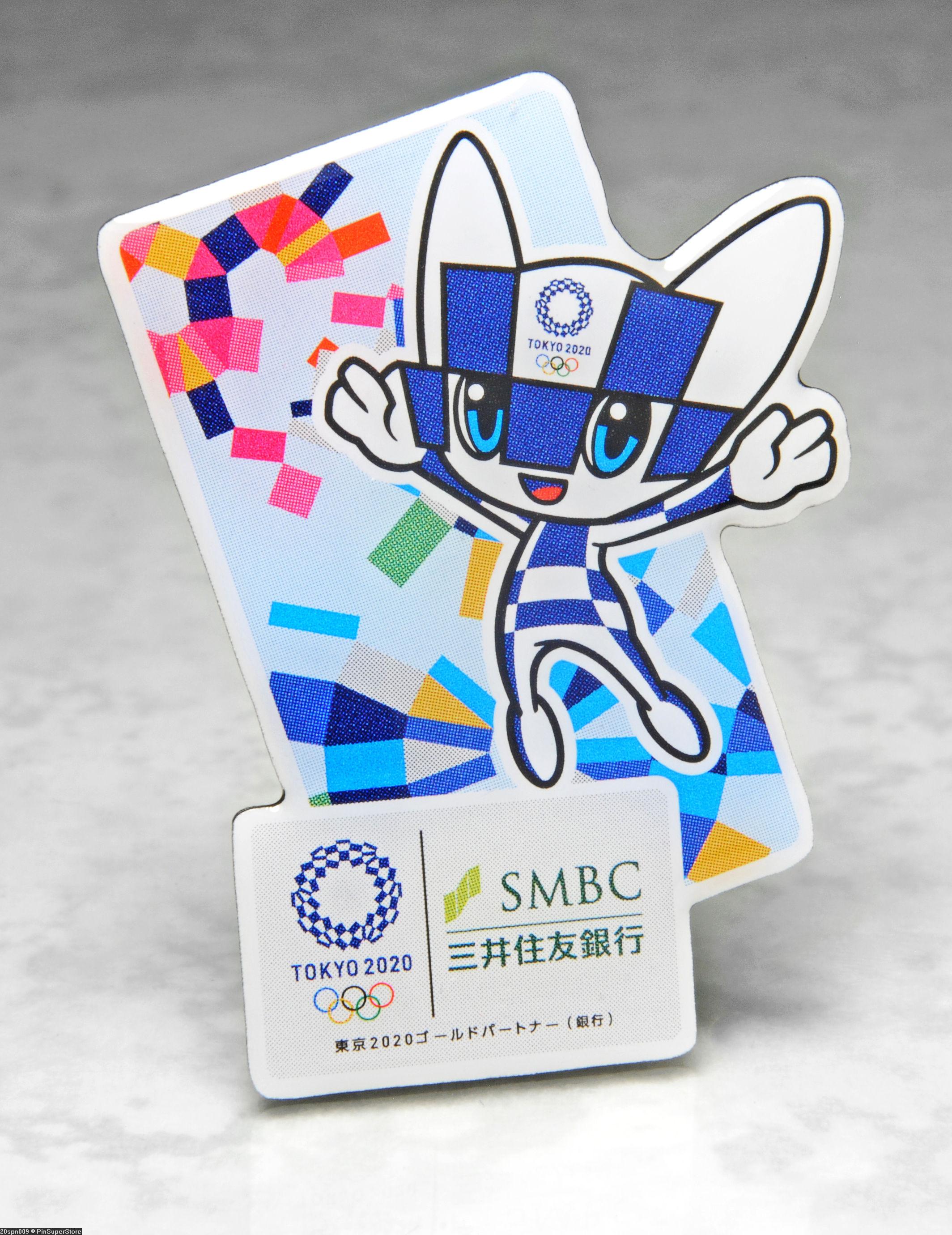 OLYMPIC PINS BADGE 2020 TOKYO 2021 JAPAN WORLDWIDE PARTNER SPONSOR